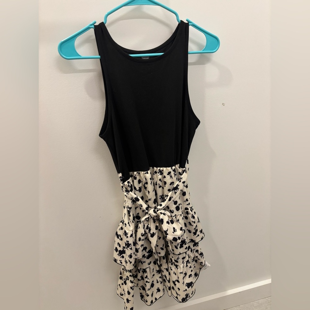 SHEIN Black and white dress